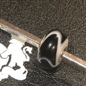 Trollbeads Black Armadillo Retired